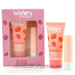 Подарочный набор Watery Cream Strawberry (крем для лица+ проявляющийся бальзам)