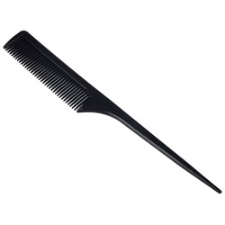 Расческа гребень для волос ЮниLook, карбоновая, 22x3 см, черный