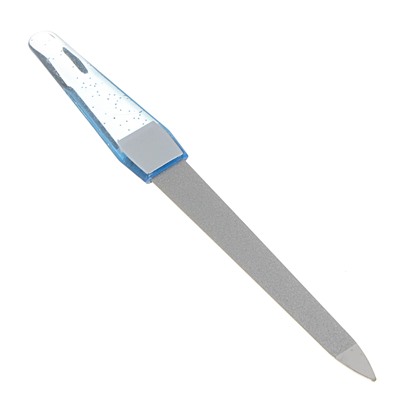 Пилка для ногтей алмазная 2-х сторонняя ЮниLook, 180/180 грит, 15 см, 3 цвета