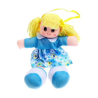 Мягкая кукла в платьишке, цвета МИКС