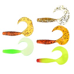 Приманка мягкая AZOR FISHING K.Good , силикон, 7см, 12шт., 3 цвета