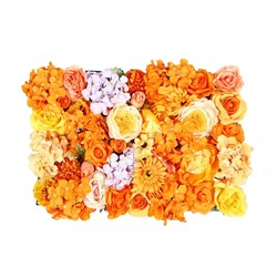 INBLOOM Изгородь цветочная, оранжевая пастель, пластик, полиэстер, 40х60см
