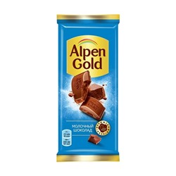 Молочный шоколад, Alpen Gold, 85 г