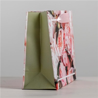 Пакет ламинированный горизонтальный «Present», S 12 × 15 × 5,5 см