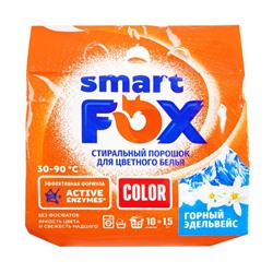 Стиральный порошок для цветного белья, Smart Fox, 1,5 кг