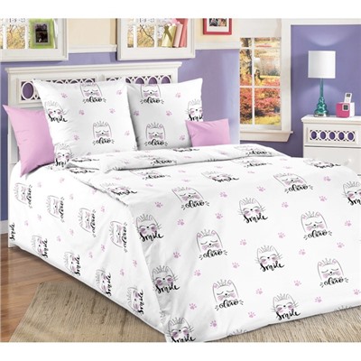 Детский комплект постельного белья ТексДизайн «Китти». 1,5-спальный