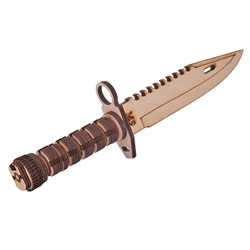 Деревянный Нож М-9 (зубец) 33см