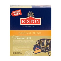 Чай чёрный байховый "Original blend", Riston, 100 пакетиков