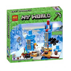 Конструктор BELA My World "Ледяные шипы " Minecraft ,  464 детали, арт. 10621