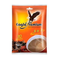 Напиток кофейный растворимый 3-в-1 "Eagle Premium", MacCoffee, 10 пакетиков, 180 г