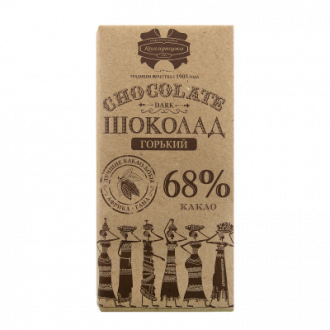 Шоколад Коммунарка Горький 68% 90 г