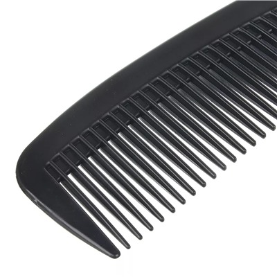 Расческа гребень для волос ЮниLook, 22х5 см, черный