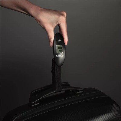 Весы для багажа электронные LEBEN, до 40 кг 487-052