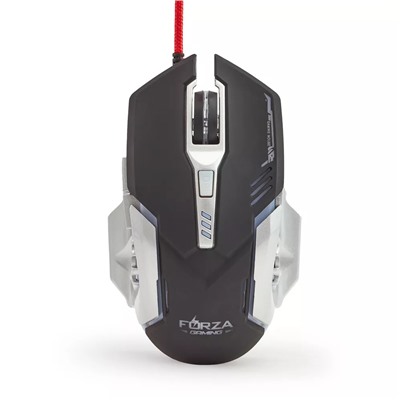 FORZA Компьютерная мышь, игровая, 6 кнопок, с подсветкой, длина шнура 140см