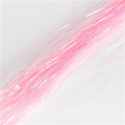Прядь для волос блестящая, бело-розовая "Блум", WINX