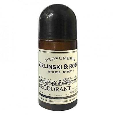 Шариковый дезодорант Zielinski & Rozen Lemongrass & Vetiver, Amber унисекс