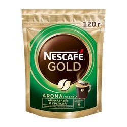 Кофе растворимый "Aroma Intenso", Nescafe Gold, 120 г