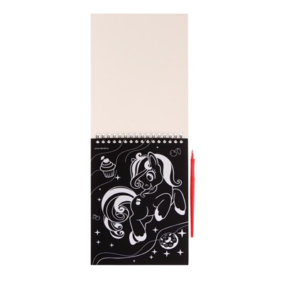 Блокнот-гравюра «Принцесса и единорог», 10 листов, штихель